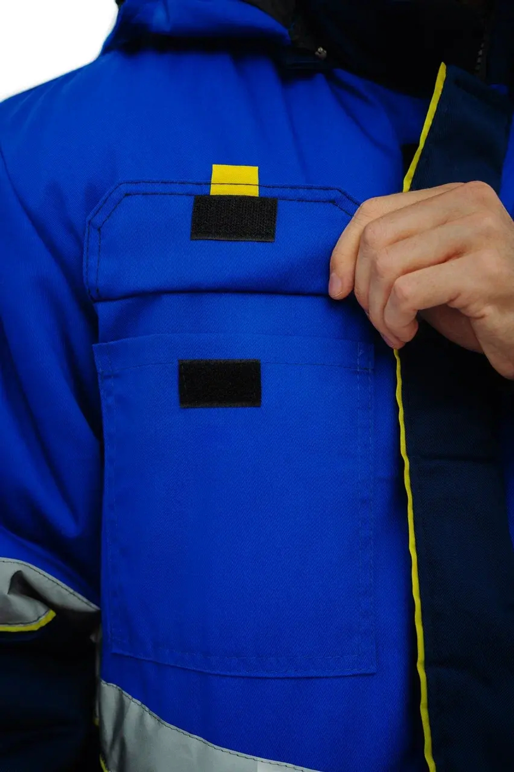 Куртка зимняя Северная широта цв.синий/васильковый