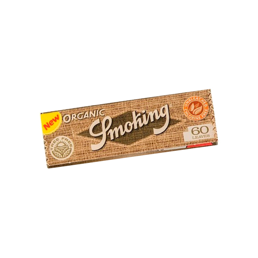Бумага для сигарет "Smoking" Organic 60л*50шт (Испания)
