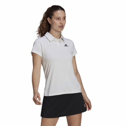 Женское поло Adidas Heat Ready Polo W - white/black