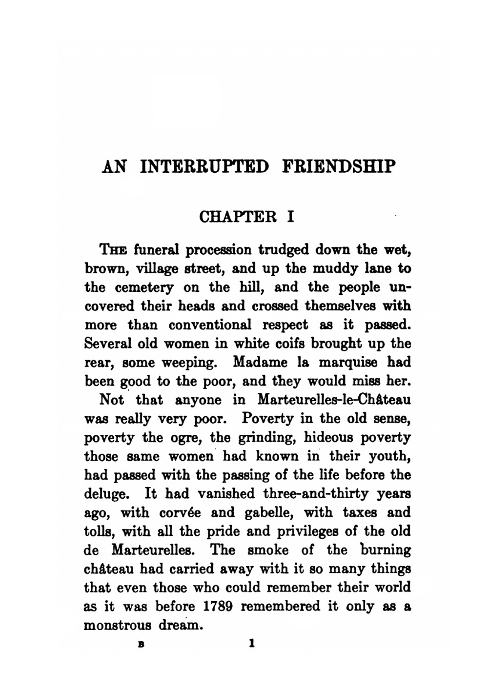 An Interrupted Friendship | E. L. Voynich