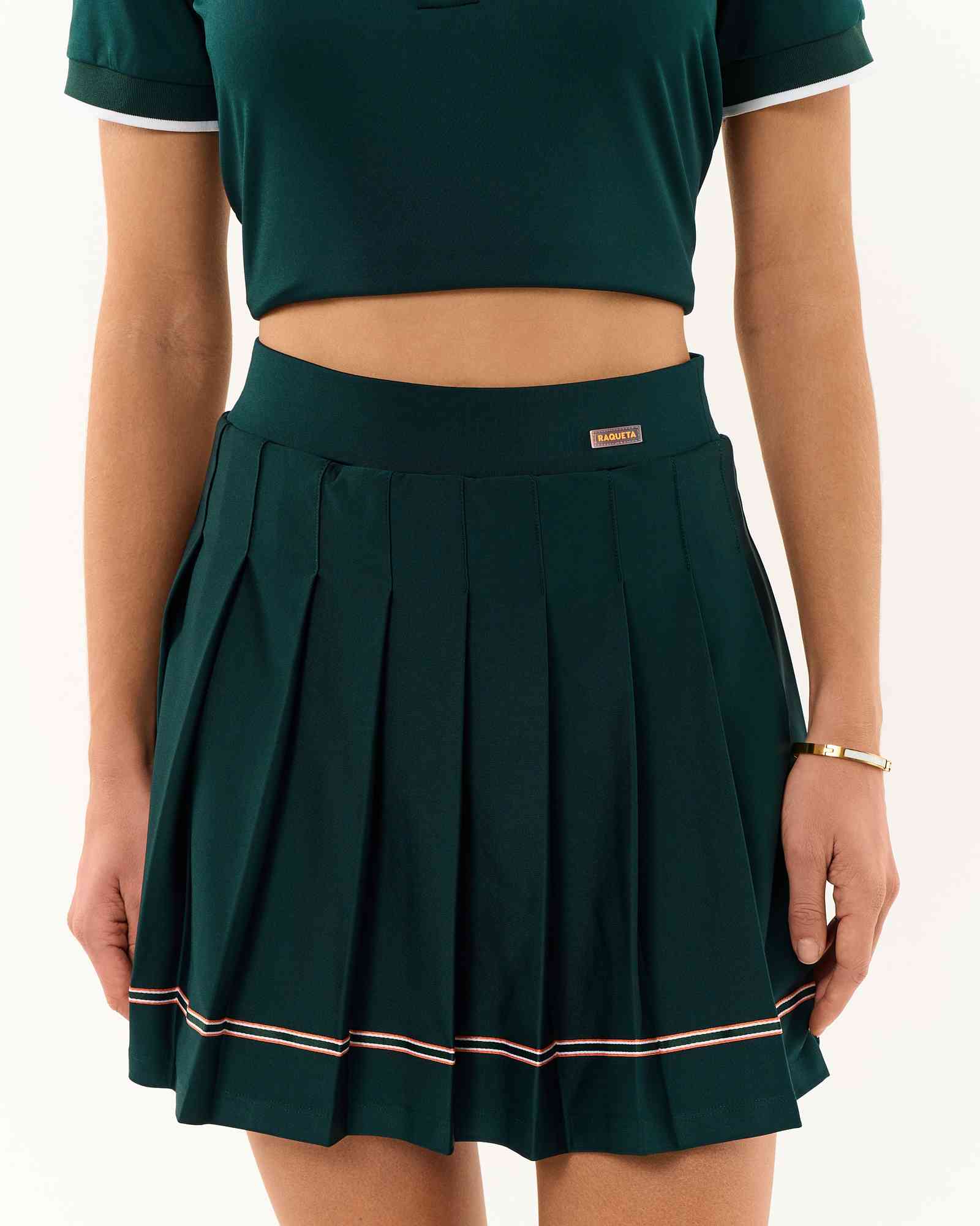Юбка плиссе High-grade, Deep green