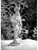 Оловянный солдатик Партизан с миной 1943 г.