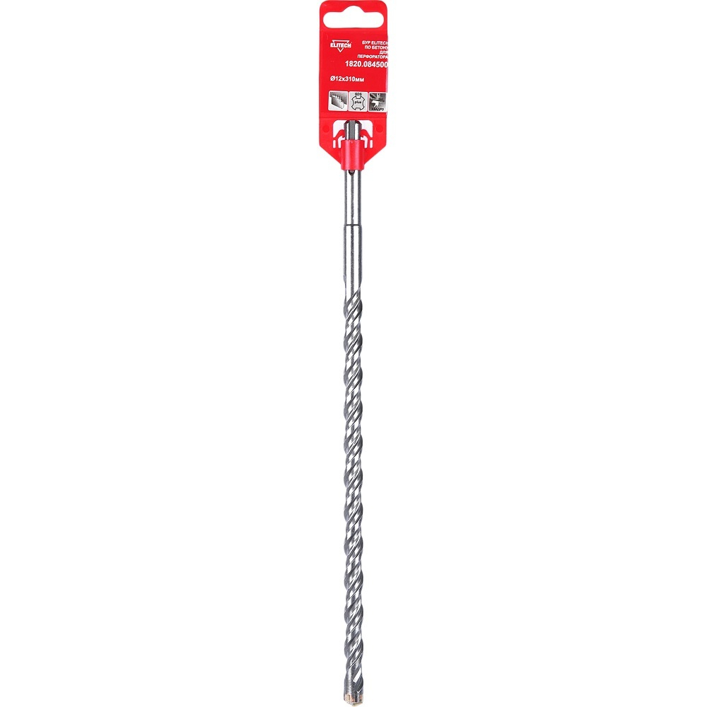 Квадробур ELITECH  SDS + 12*250*310 двойная спираль