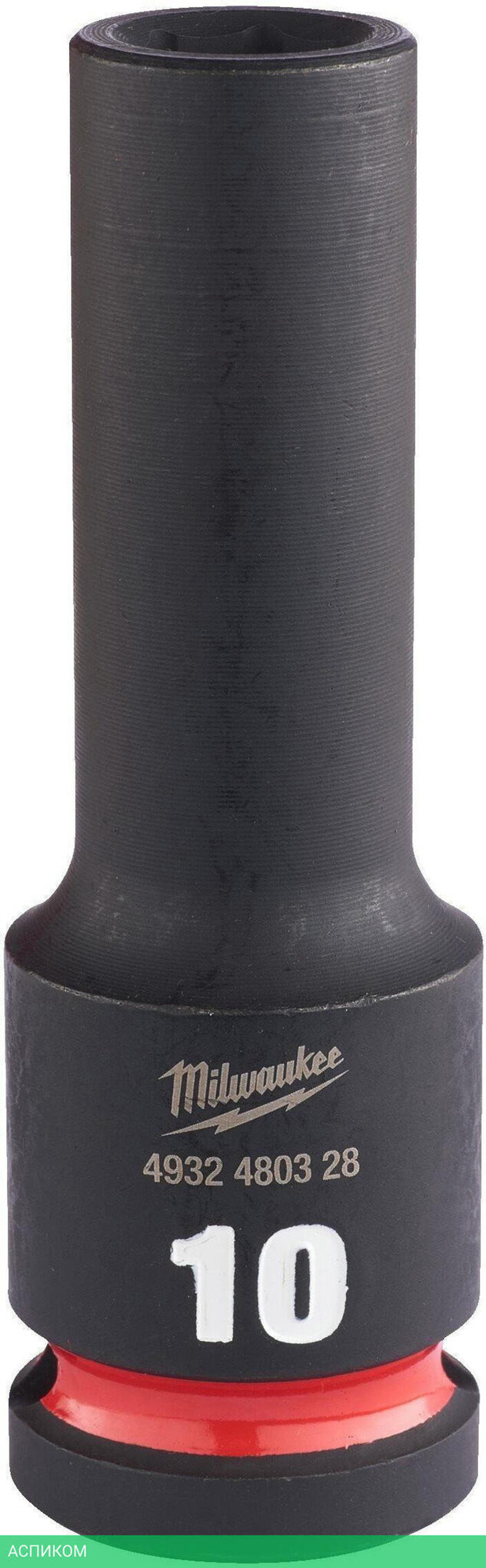 Головка ударная Milwaukee Shockwave 1/2" 10мм (4932480328)