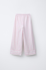 Брюки wide leg в полоску