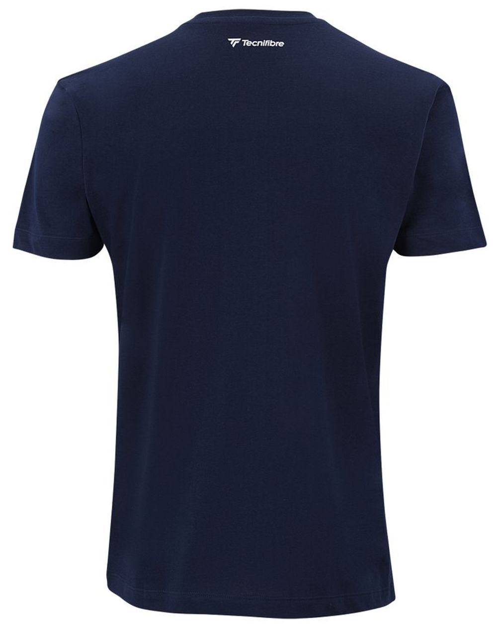 Детская теннисная футболка Tecnifibre Club Cotton Tee - marine