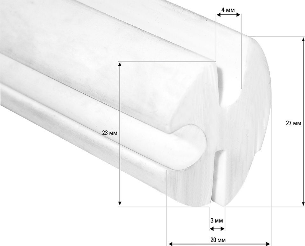 Оконный профиль, белый (10250488)