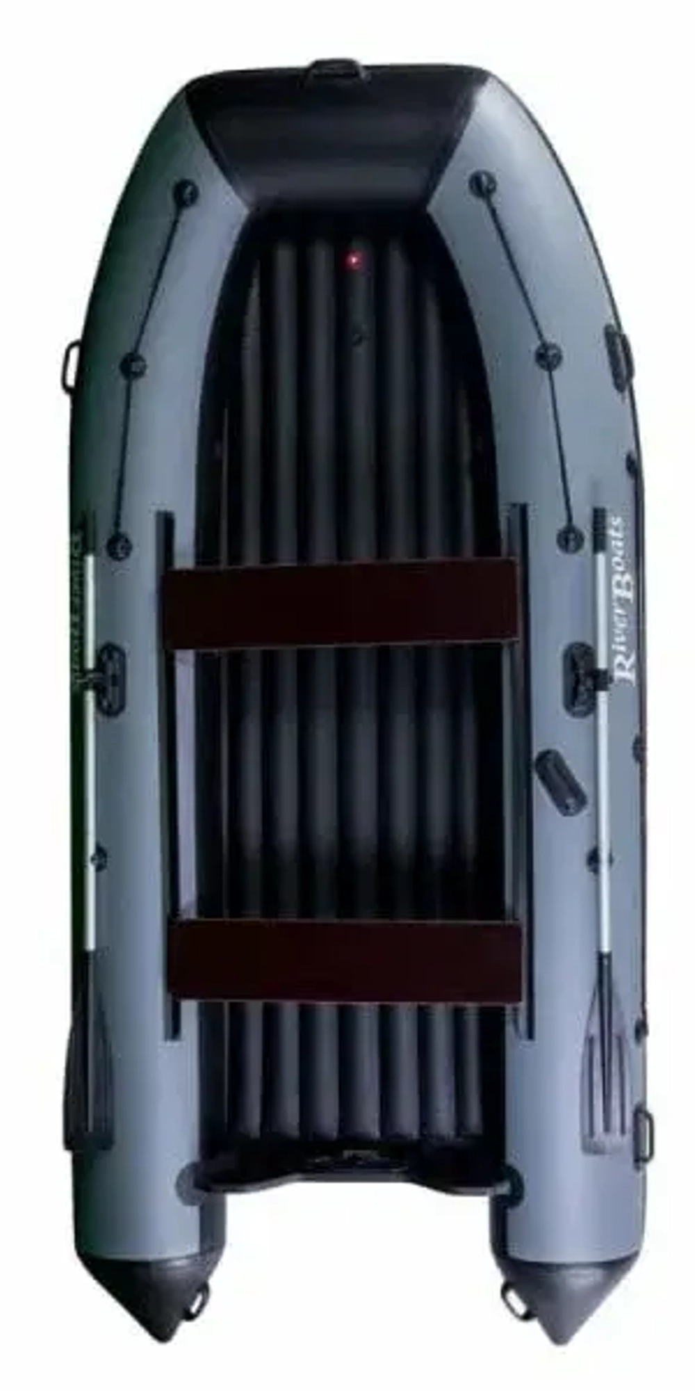 Лодка ПВХ River Boats RB 370 НДНД черно-серый
