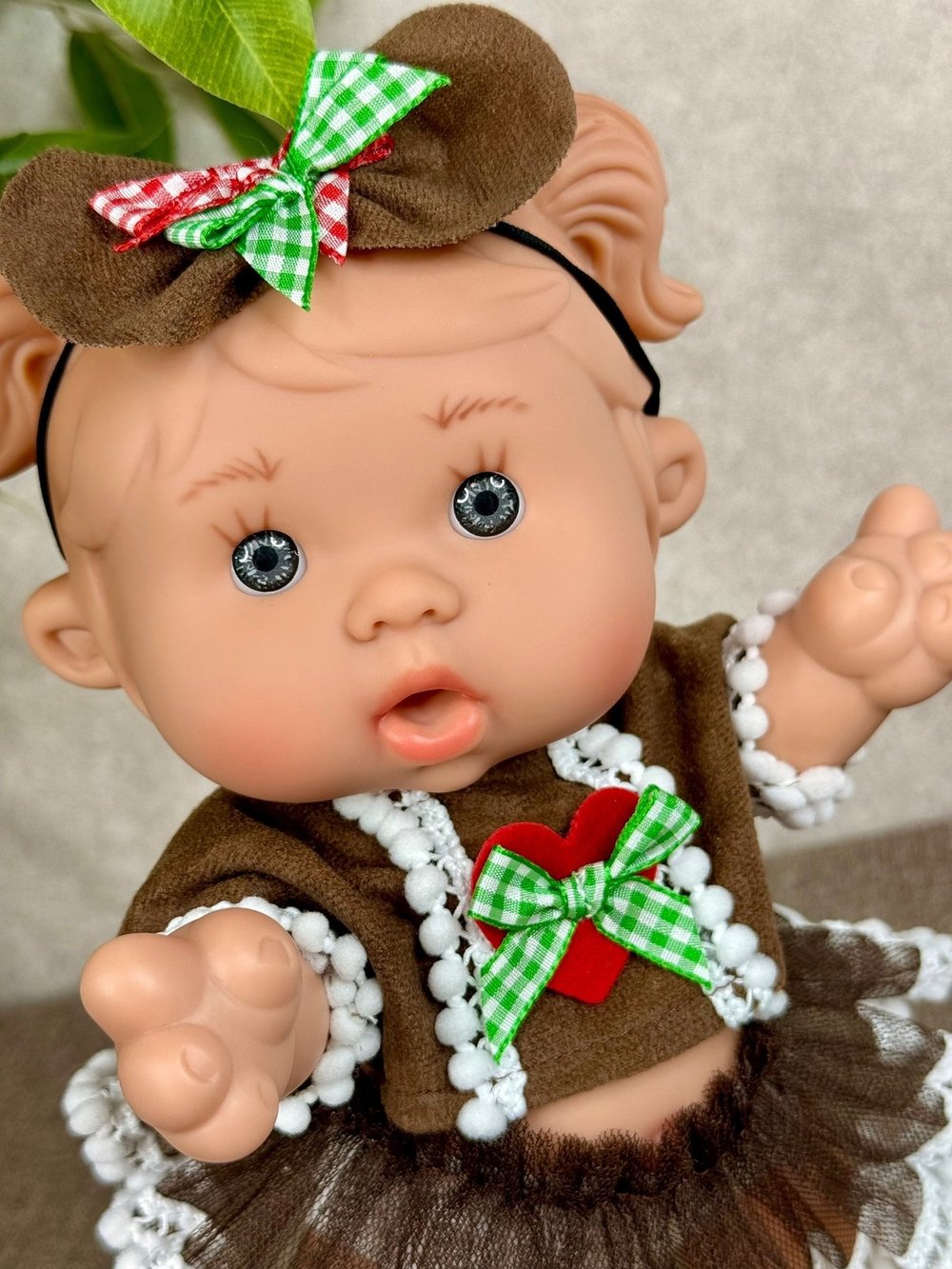 Пупс Marina and Pau 26 cм Nenote Christmas (2944)