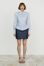 Юбка мини джинсовая