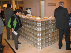 Угловой стеклоблок матовый бесцветный гладкий Vetroarredo Neutro ANGOLARE T SAT 19x4x15x8