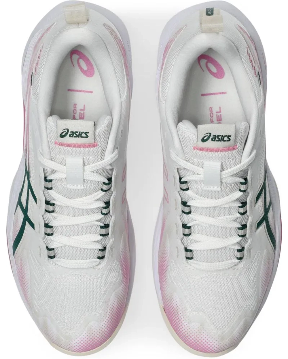 Женские кросовки для Padel Asics Sonicsmash FF - white/jewel green