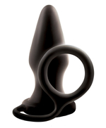 Эрекционное кольцо с анальной пробкой Pop   Lock Rocky