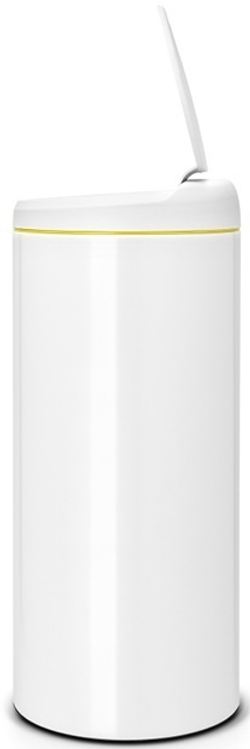 Ведро Brabantia 30л белое с приподнятой крышкой