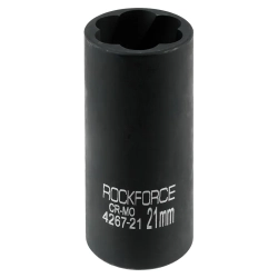 Головка ударная двухсторонняя 1/2'', 21мм (6гр.) RockFORCE RF-4267-21