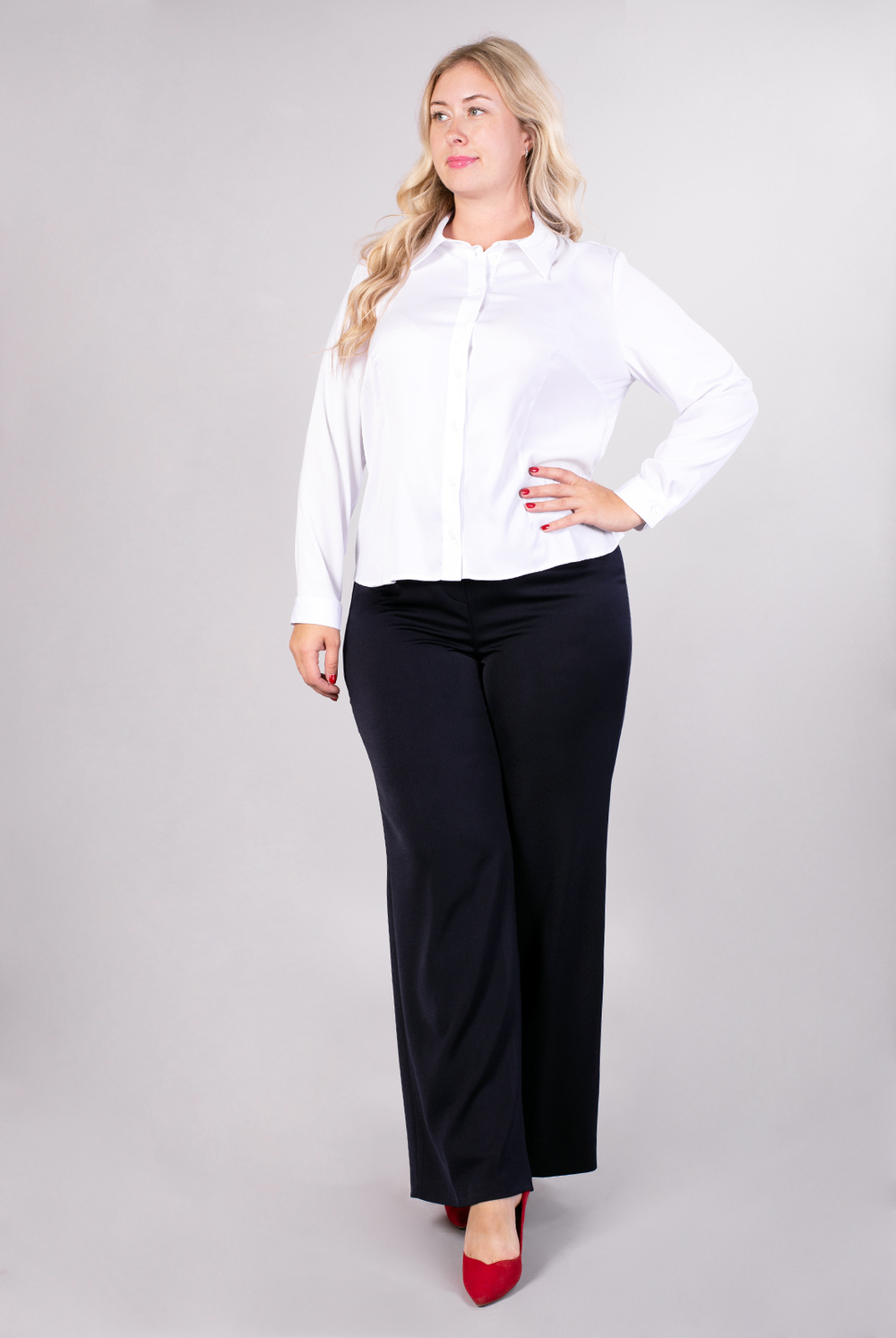 Блузка женская 3764зпа, белый #84Бел093764зп