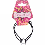 Резинка для волос 1шт «Кокетка - Aks Bambina Silver», звезда, d-5см