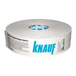 Лента бумажная перфорированная Knauf 52 мм 150 м для швов гипсокартона