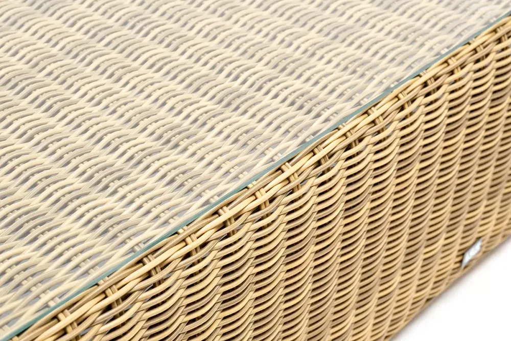 "Боно" лаунж-зона из искусственного ротанга, цвет соломенный