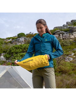 Коврик надувной Naturehike 196х65х3,5 см, желтый