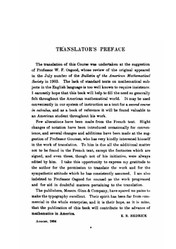 A Course in Mathematical Analysis. Volume 1 | Goursat Edouard; Hedrick E. R.