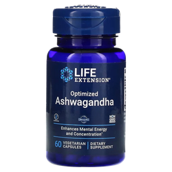 Life Extension Ashwagandha 60 veg capsules, Ашваганда