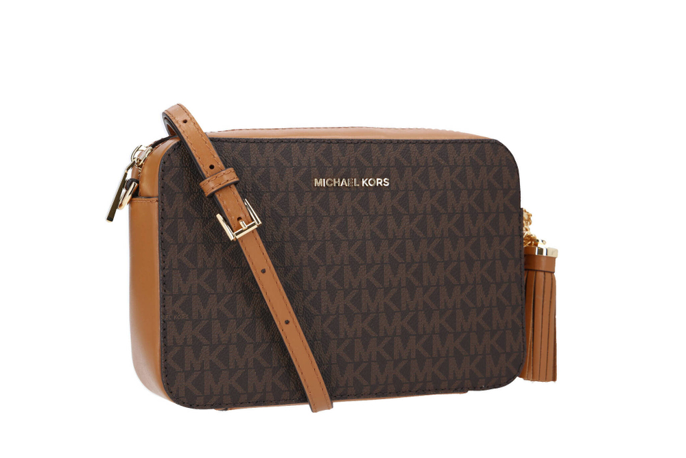 сумка-мессенджер ginny Michael Kors - коричневый(32F8GF5M2B)