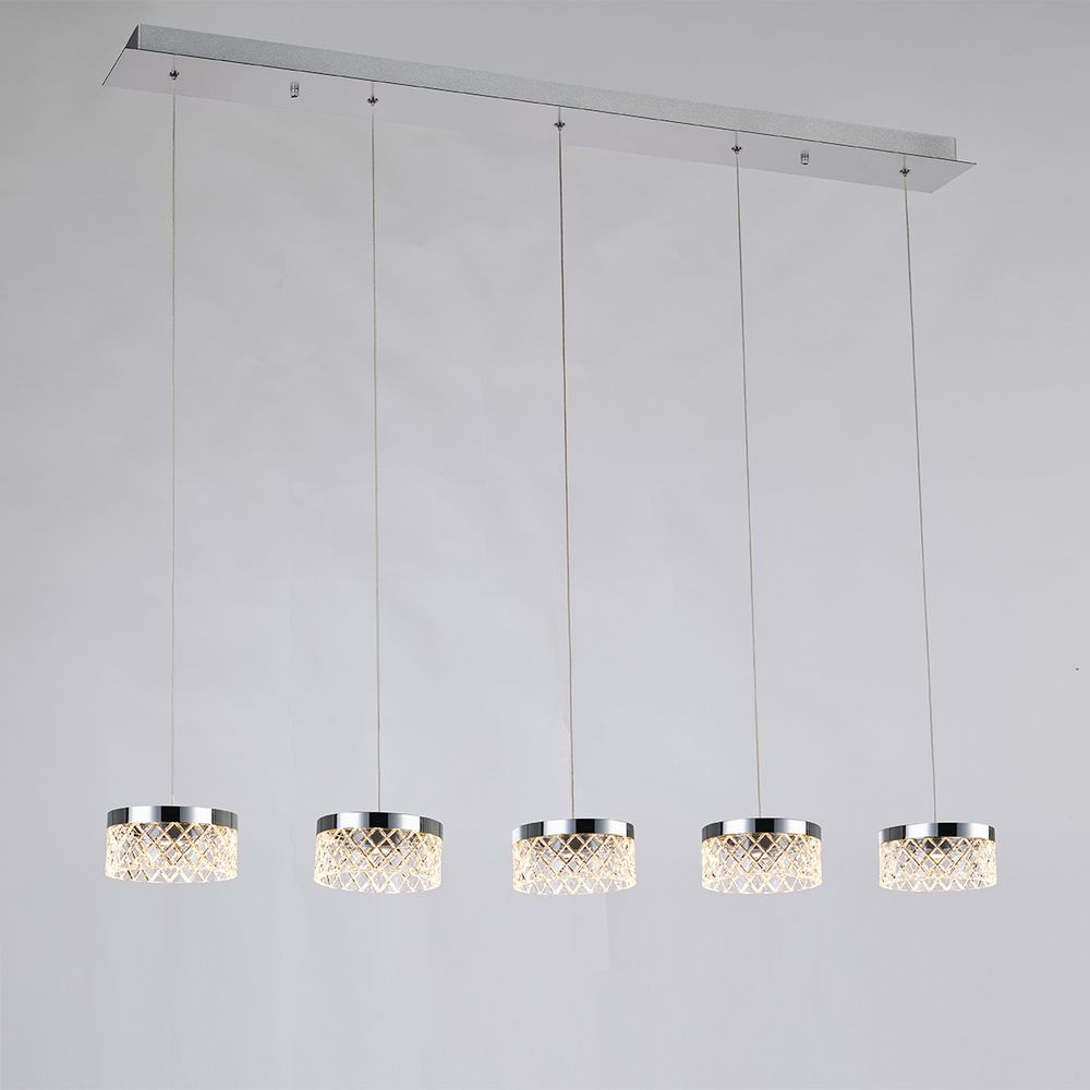 Подвесной светильник MD21020075-5B chrome