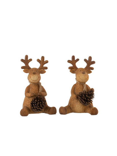 Декор "Лось" в ассортименте 14x13x21 см