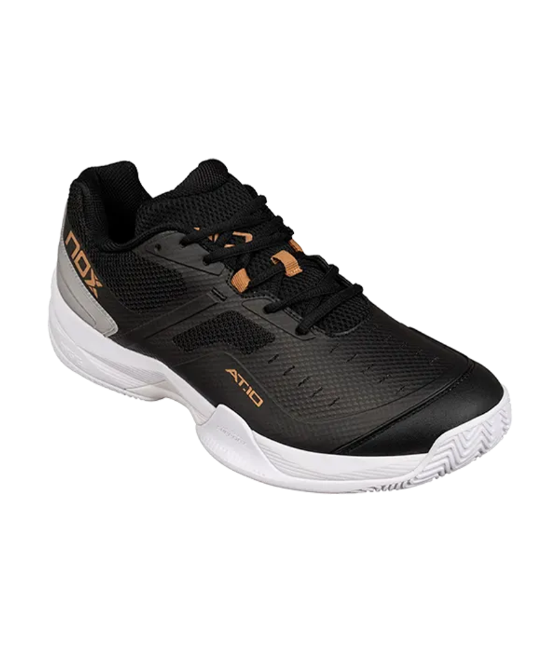 NOX AT10 PRO Черные-Золотые кроссовки