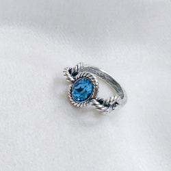 "Вектра" кольцо в серебряном покрытии из коллекции "Форсаж" от Jenavi