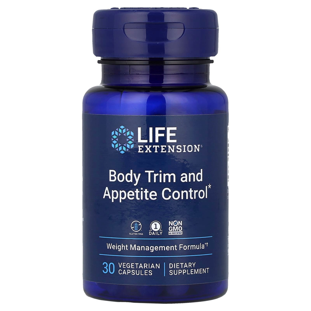 Life Extension, добавка для коррекции веса и контроля аппетита, 30 вегетарианских капсул