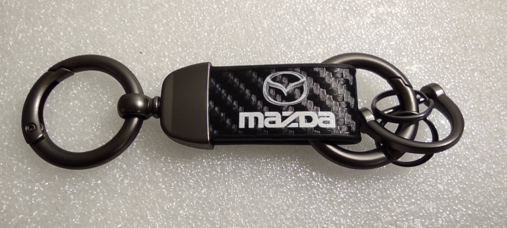 Брелок "Mazda" карбон mini (1 шт.)