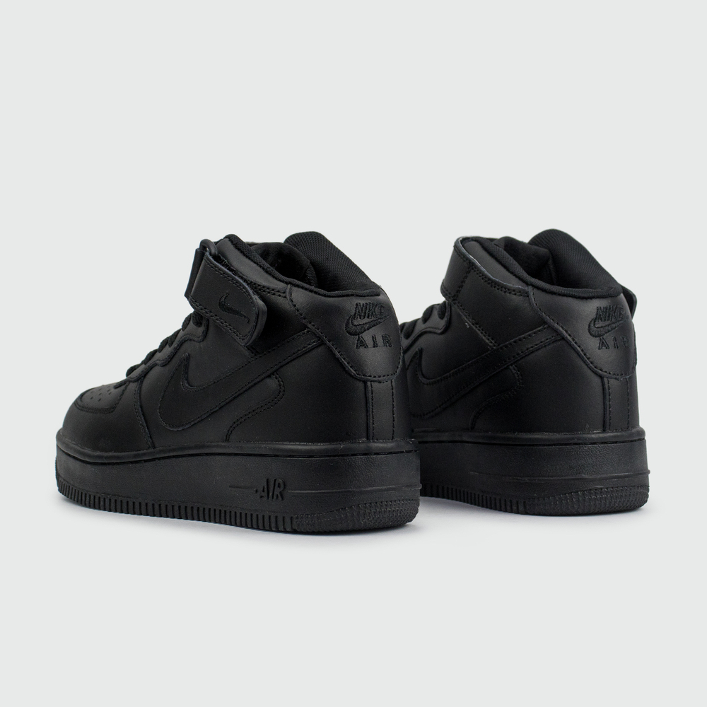 Кроссовки Nike Air Force 1 Mid Wmns Triple Black