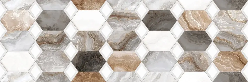 Декор настенный Primavera Hypnose Grey Decor 05 30x90 см (DG10-05)