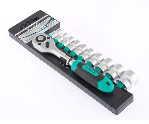 Набор головка торцевая 13мм 6-гранная + ключ трещотка 1/2 STELS