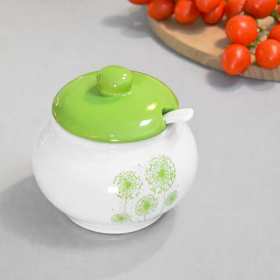 Сахарница 600мл с ложкой "Нежность" (00113365)