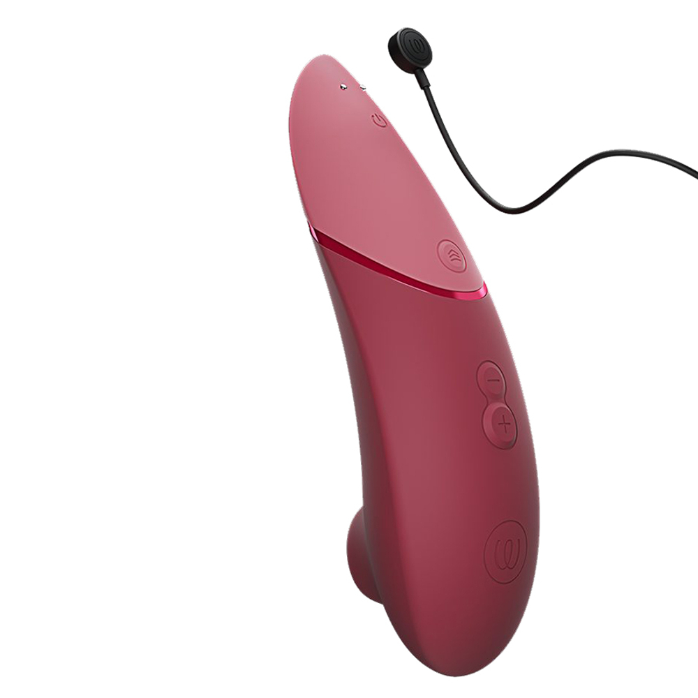 Бордовый бесконтактный клиторальный стимулятор 17см Womanizer Next 3D Pleasure Air Stimulator in Bordeaux WZNE1SGZ