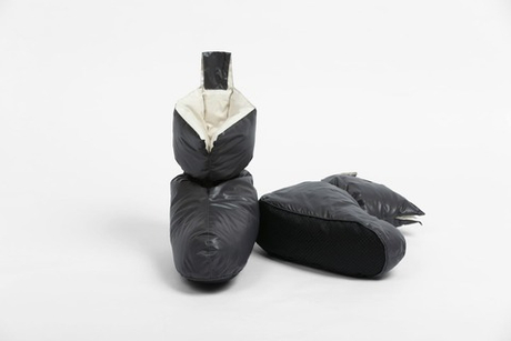 Сапожки-носочки пуховые German Grass Comfort Socks Travel Grass Graphite серые