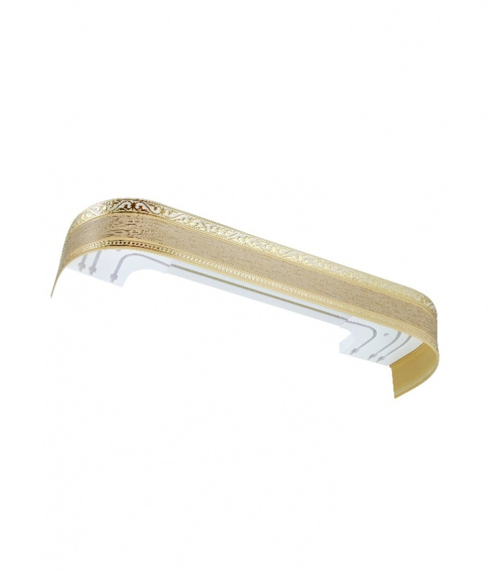 Пластиковый карниз с тиснением Legrand 3-х рядный Монарх 3200 мм