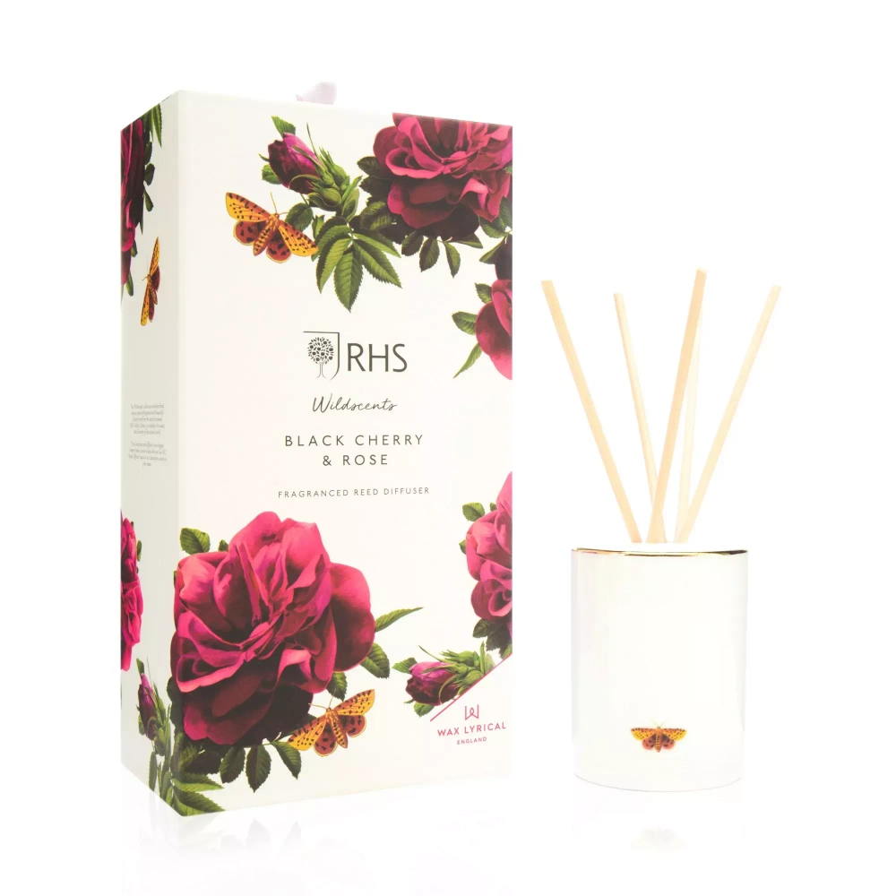 Wax Lyrical - RHS Wildscents ароматический диффузор 250 мл Восточная орхидея и кедр / артикул   RHE0103  / GTIN 5015802198782