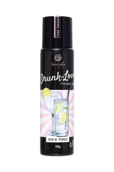 Интимный гель для сосков и интимных зон со вкусом джин-тоника - 58 гр.