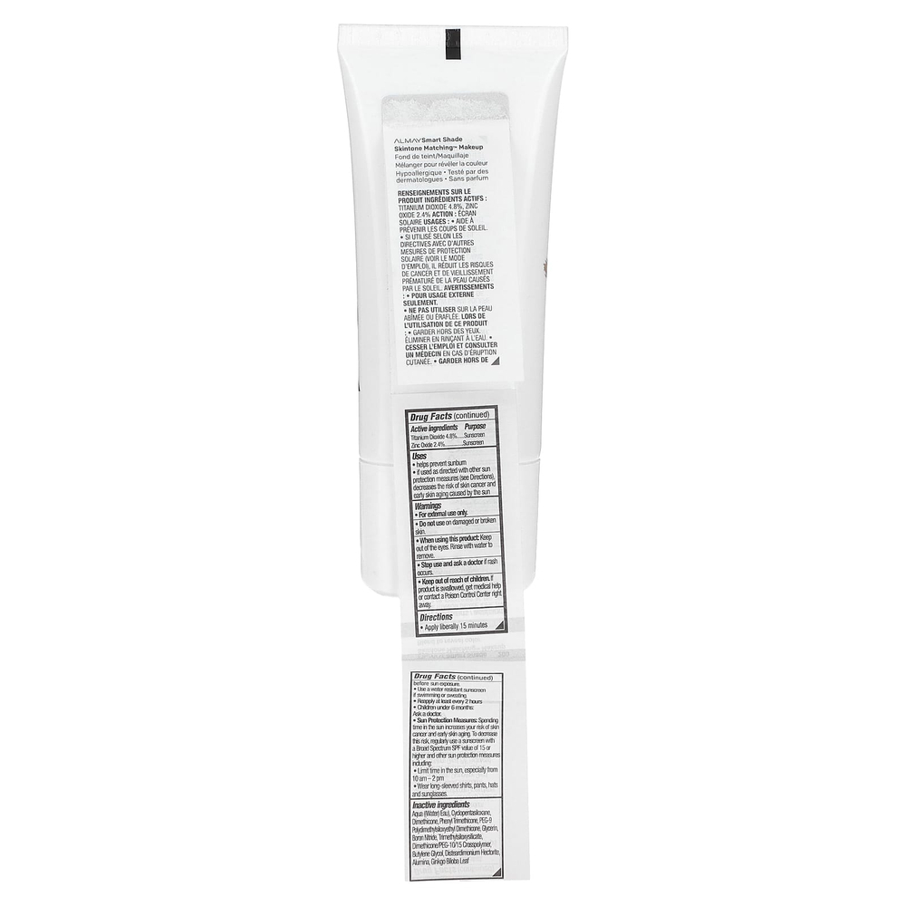 Almay, Smart Shade, макияж под тон кожи, SPF 15, оттенок 200 светлый и средний, мина, 30 мл (1 жидк. унция)