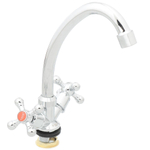 Смеситель для кухни, G.lauf, с кран-буксой, хром, JML4-A604