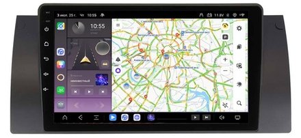 Магнитола для BMW X5 (E53) 2000-2006 (поддержка усилителя), 5 (E39) 1996-2003 - Kuberg QLed, Android 13, TS20, CarPlay, SIM-слот