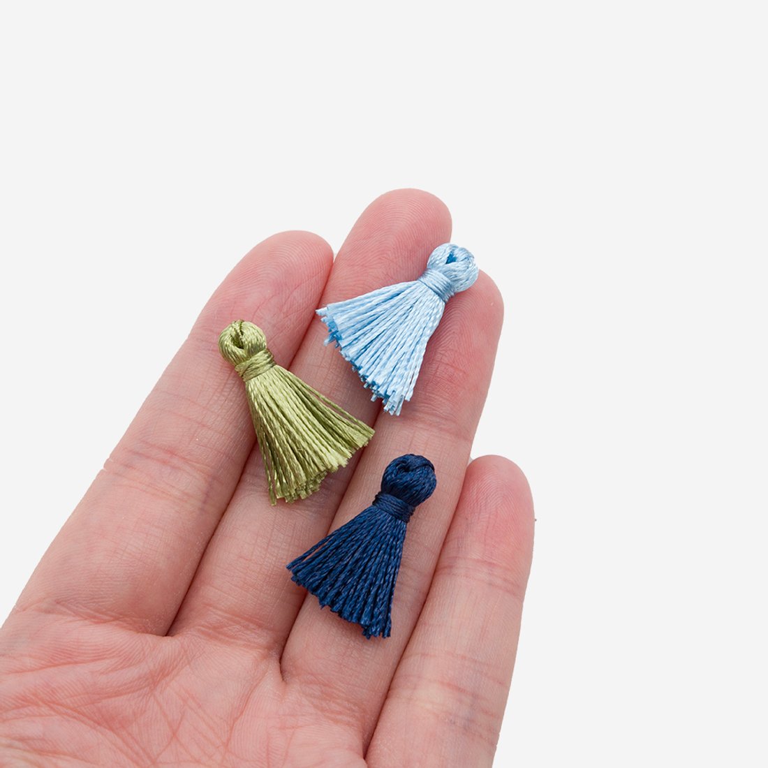 Кисточка декоративная, оттенок "Темно-синий", 24*5мм, нейлон