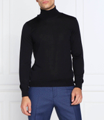 Хлопковый гольф cole rollneck Oscar Jacobson - темно-синий(65028023)