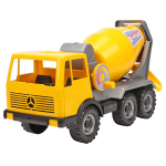 Автобетоновоз 3-х осный, 42см. новые цвета (Лена)