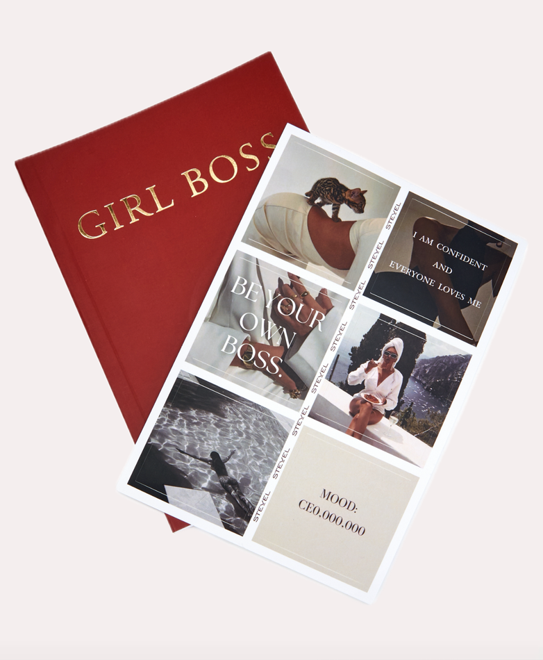 Блокнот для записей в мягком переплете в линейку GIRL BOSS