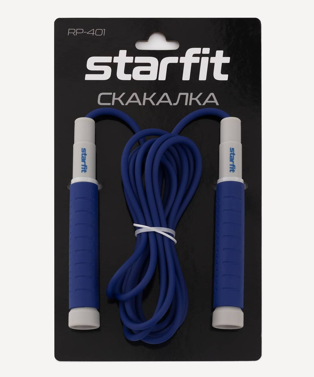 Скакалка RP-401, c силиконовыми ручками, 3 м, синий